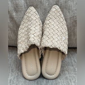 Rag & Bone Lewis Woven Suede Slides